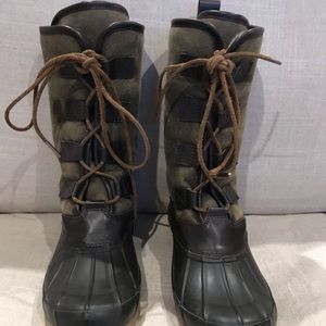 Tory Burch fur lined boots